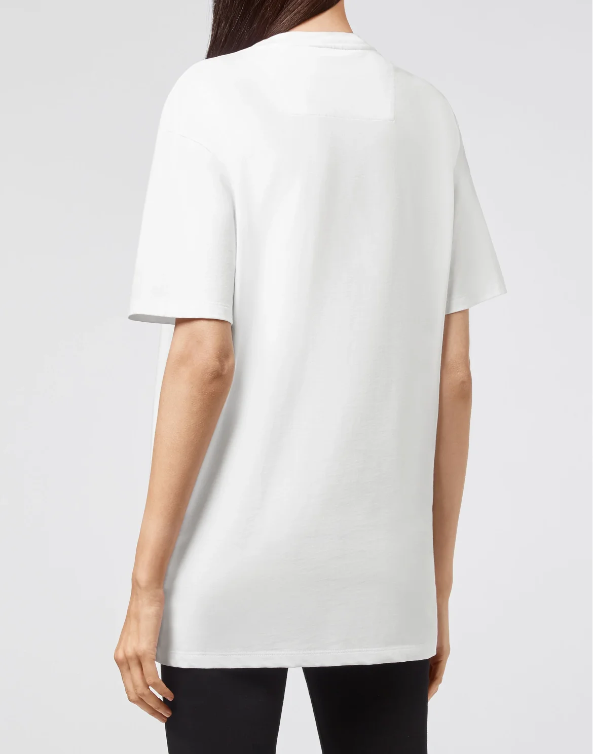 T-shirt Round Neck SS print Skull, цвет: Белый