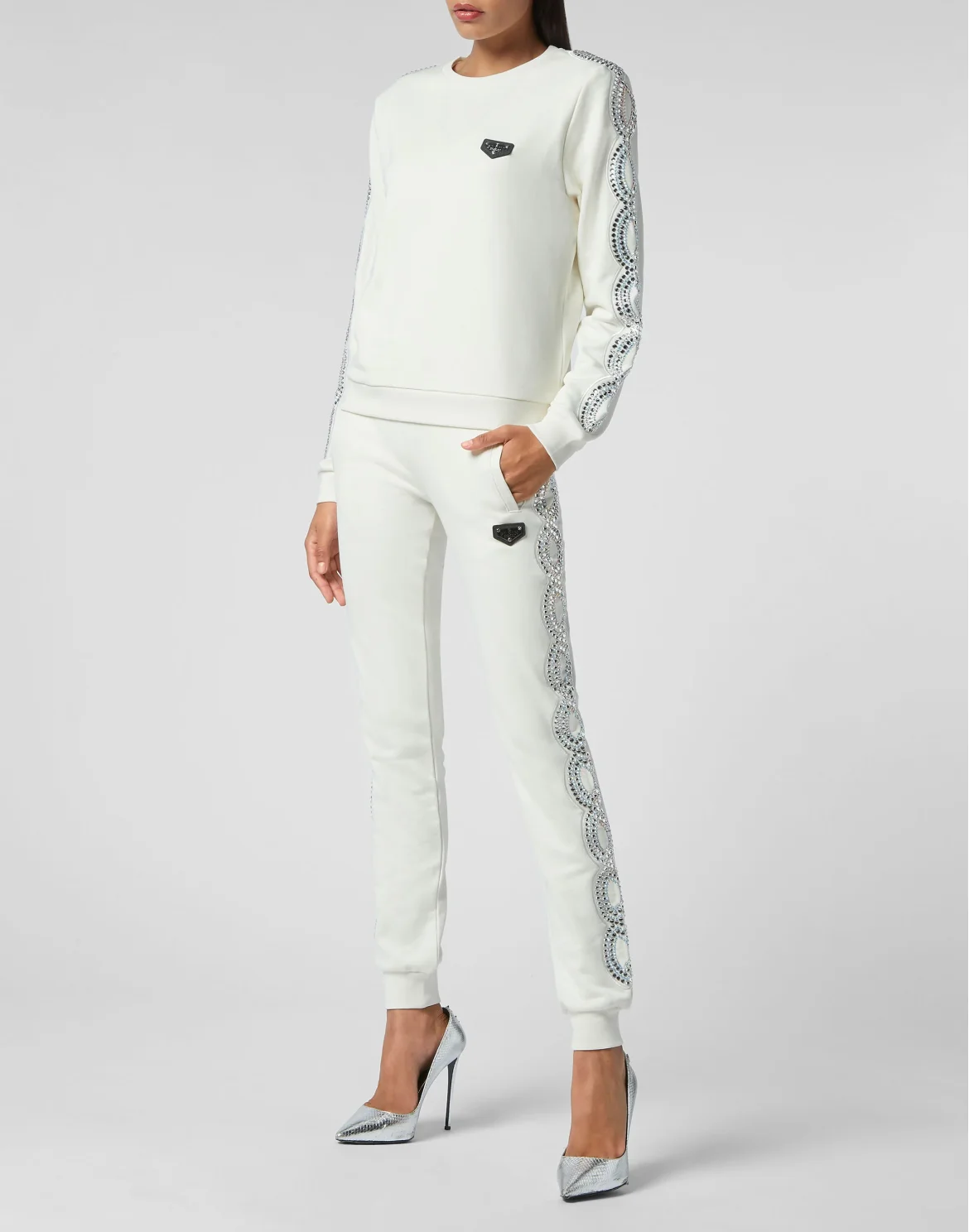 Sweatshirt LS Crystal Cable, цвет: Бежевый