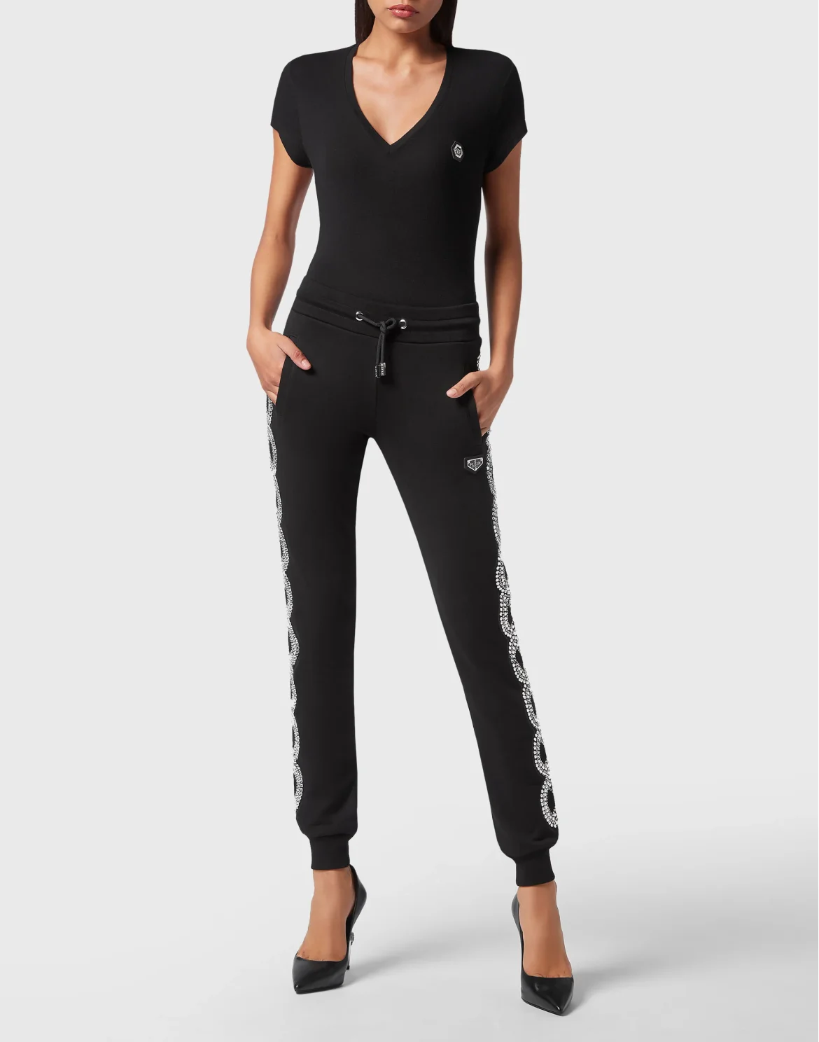 Jogging Trousers Crystal Cable, цвет: Черный