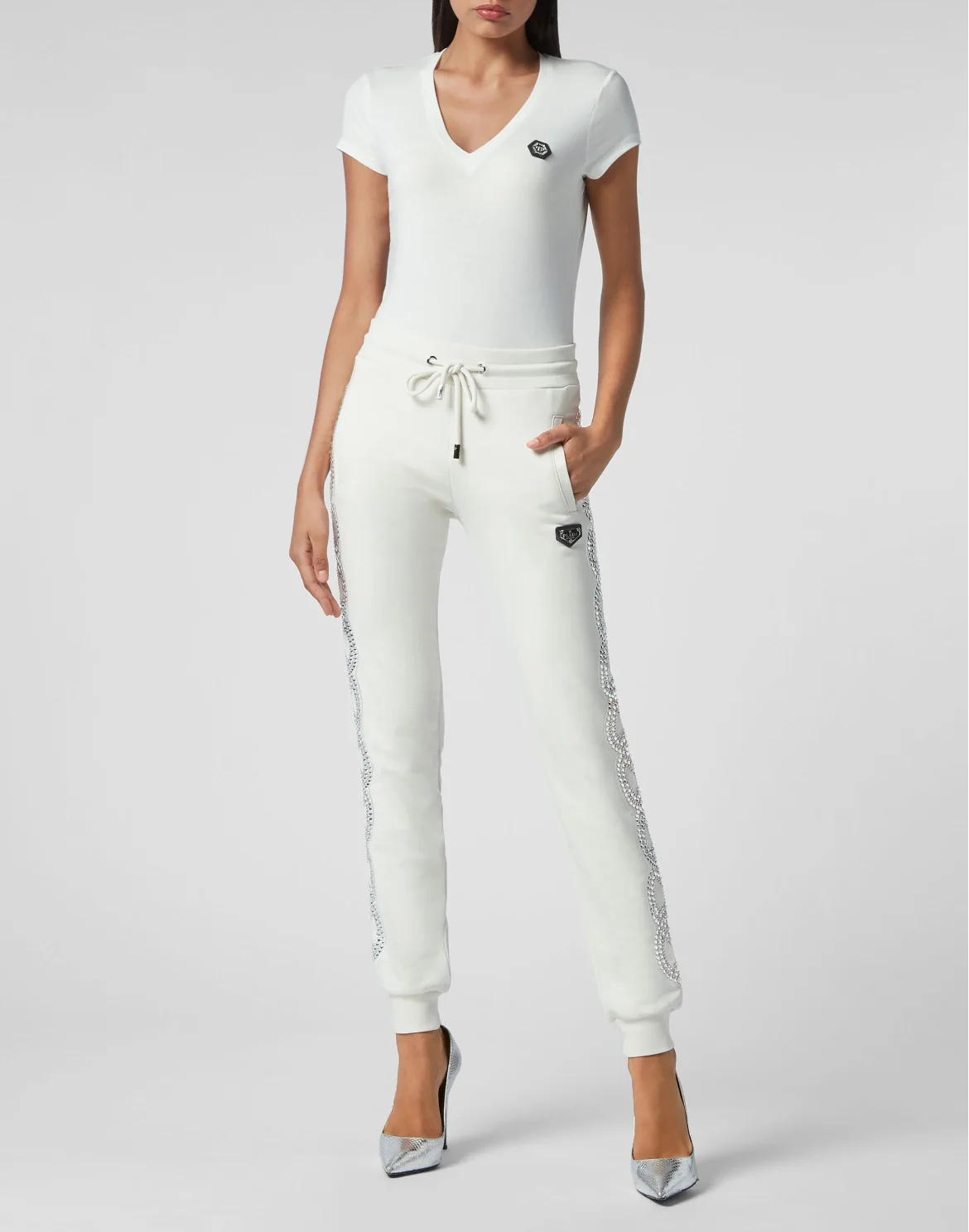 Jogging Trousers Crystal Cable, цвет: Бежевый
