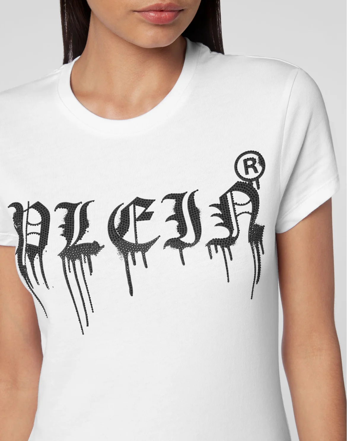 T-shirt Round Neck SS Gothic Plein, цвет: Белый