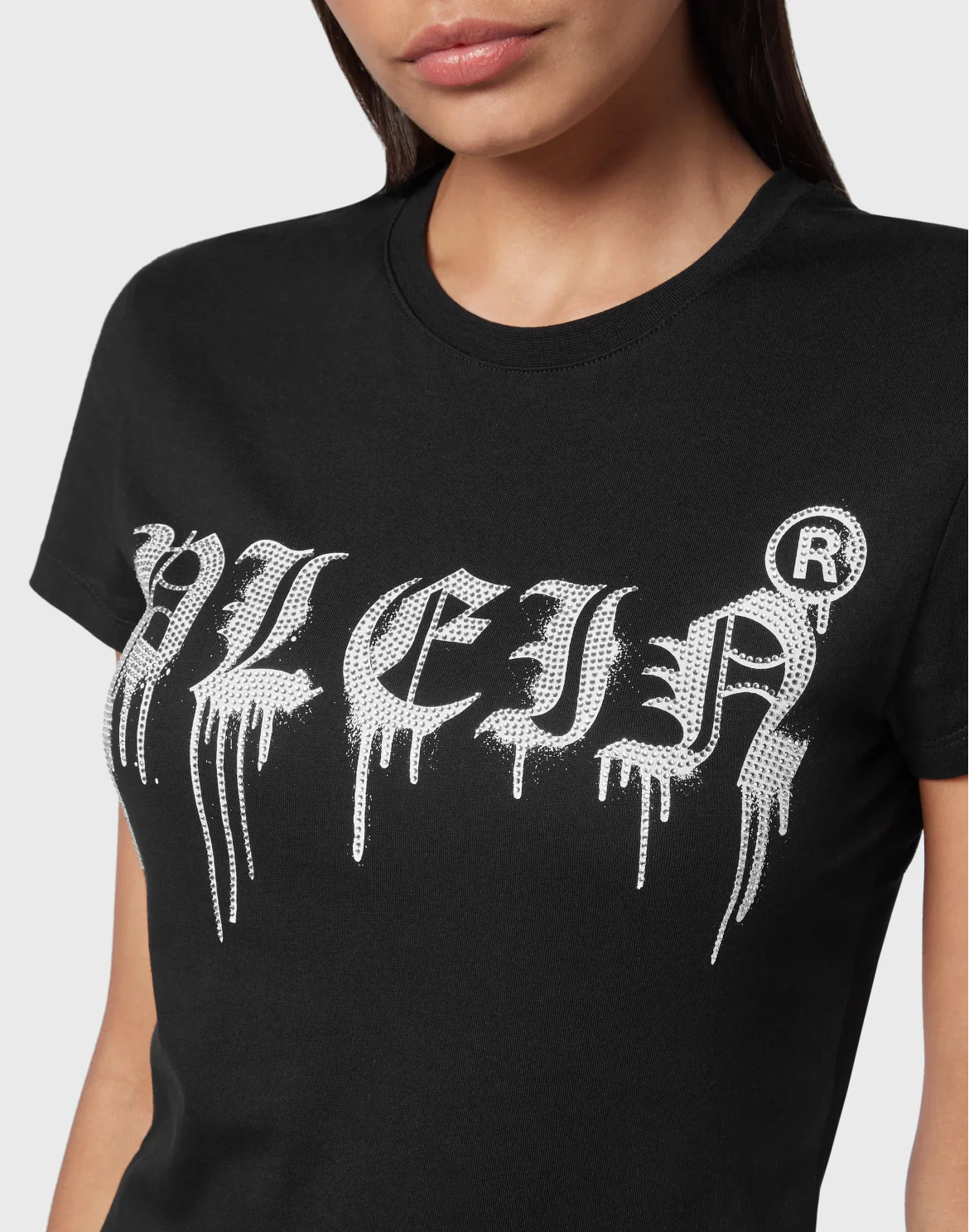 T-shirt Round Neck SS Gothic Plein, цвет: Черный