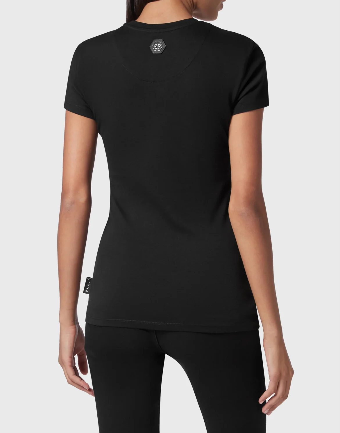 T-shirt Round Neck SS Gothic Plein, цвет: Черный
