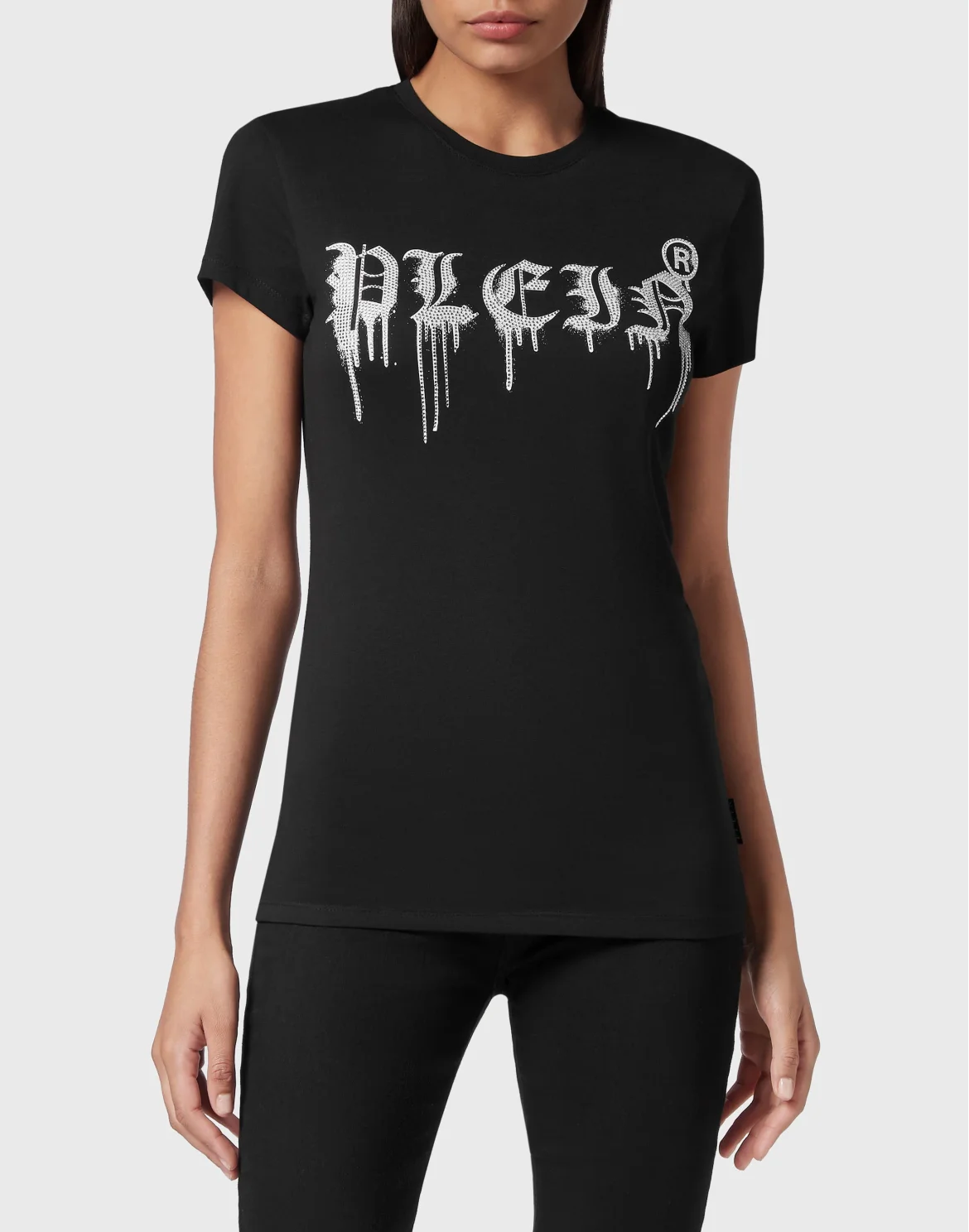T-shirt Round Neck SS Gothic Plein, цвет: Черный