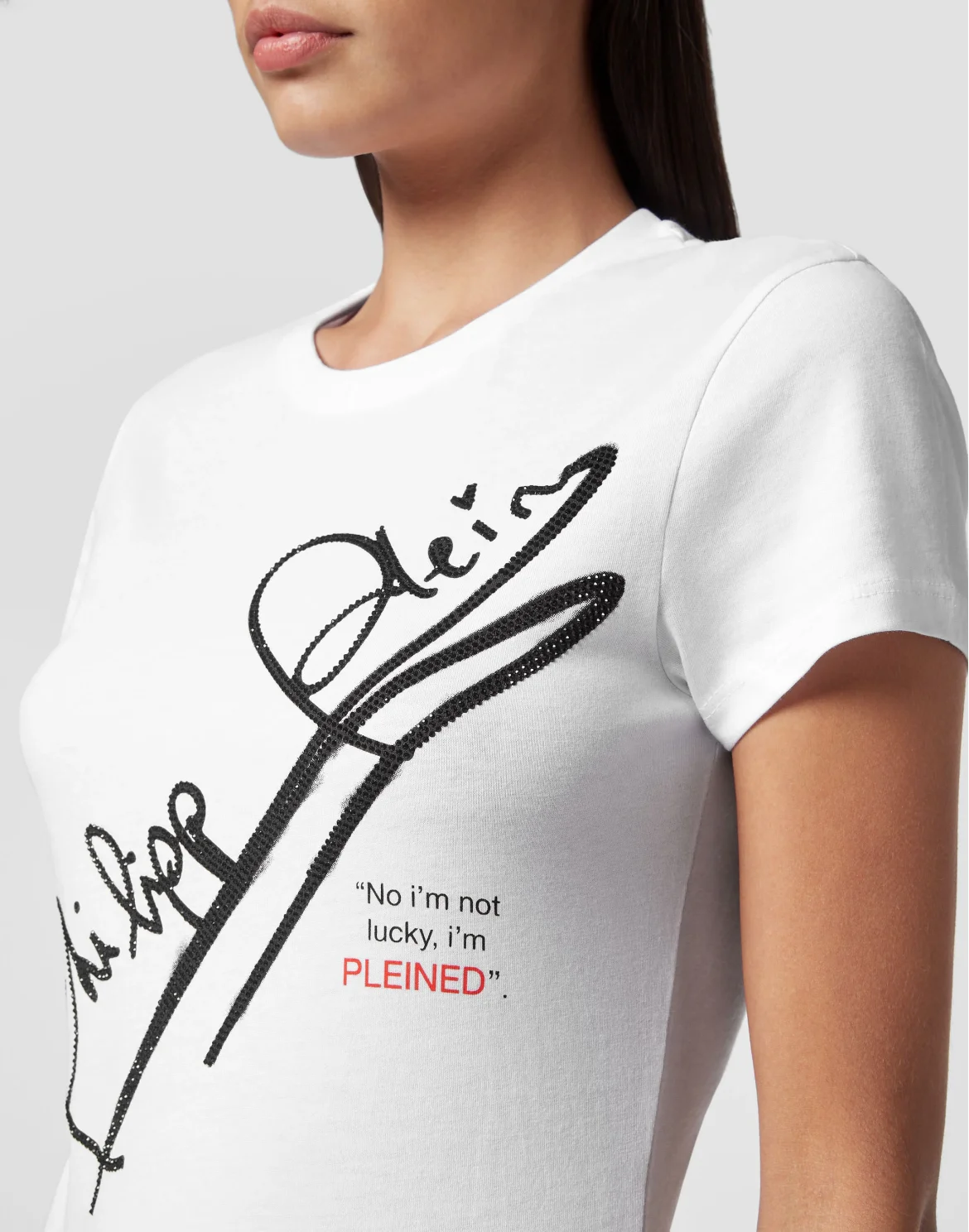 T-shirt Round Neck SS Signature, цвет: Белый