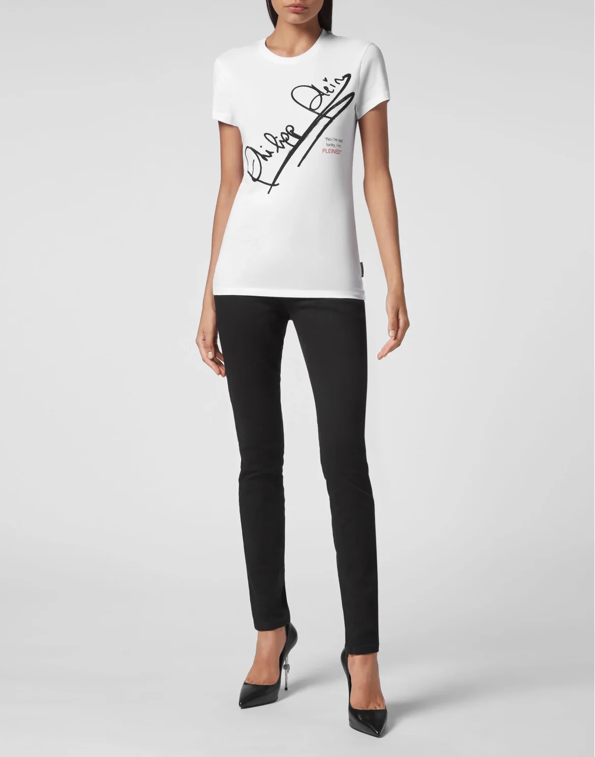 T-shirt Round Neck SS Signature, цвет: Белый