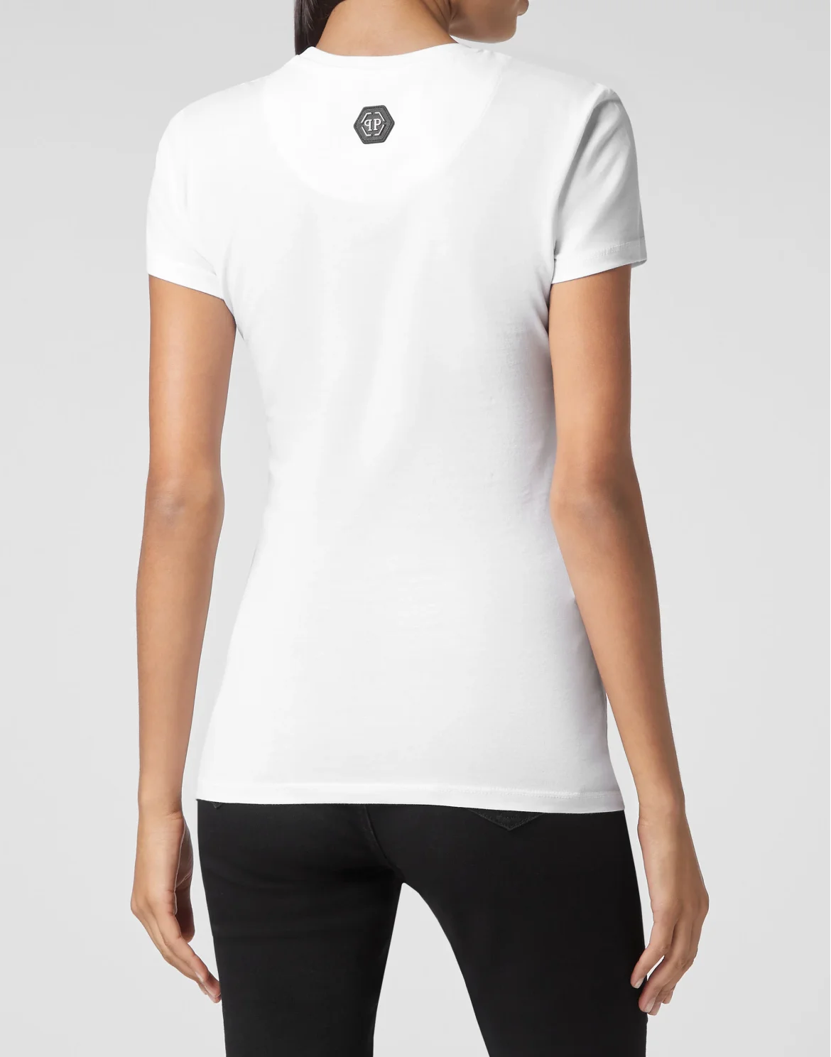 T-shirt Round Neck SS Signature, цвет: Белый