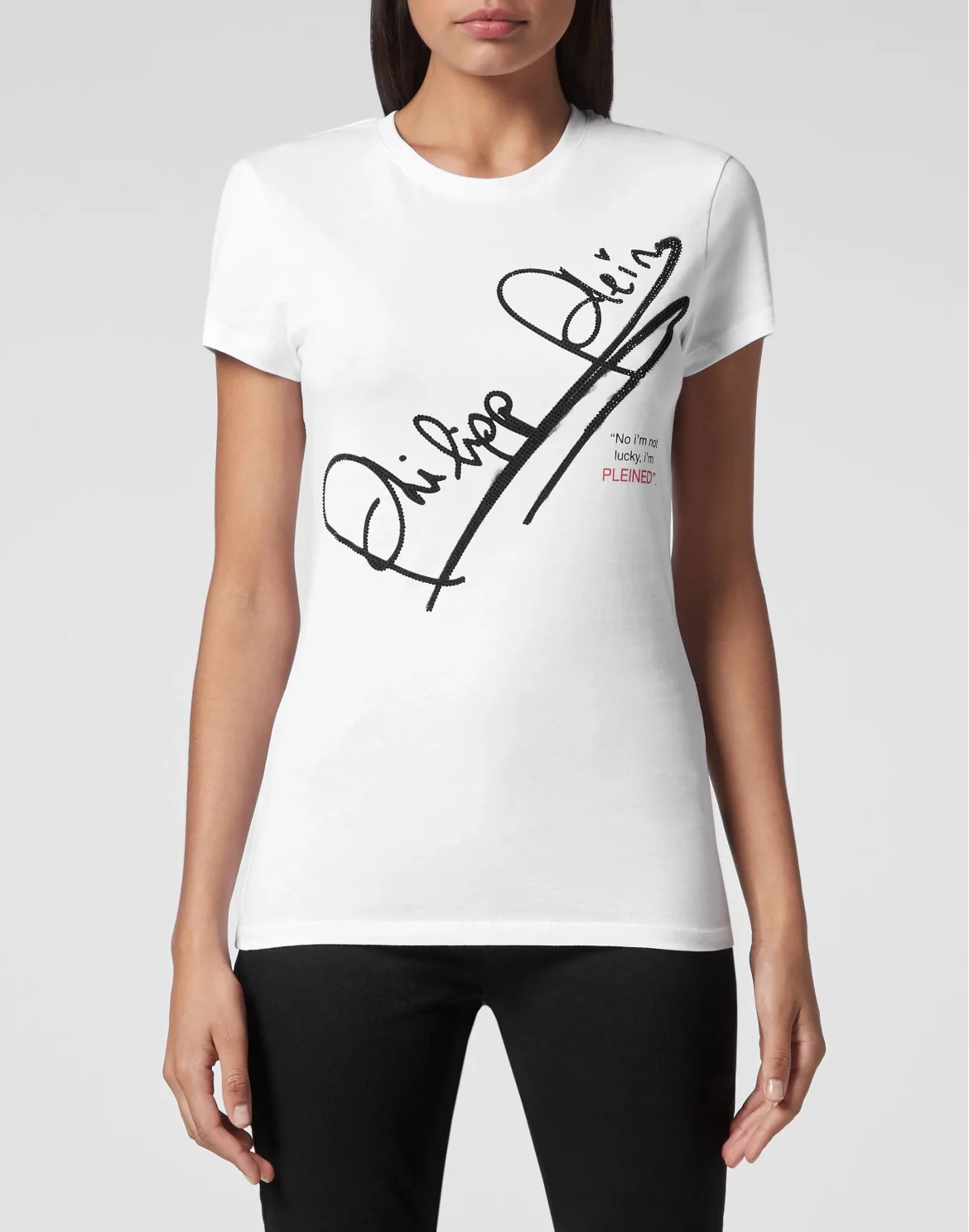 T-shirt Round Neck SS Signature, цвет: Белый
