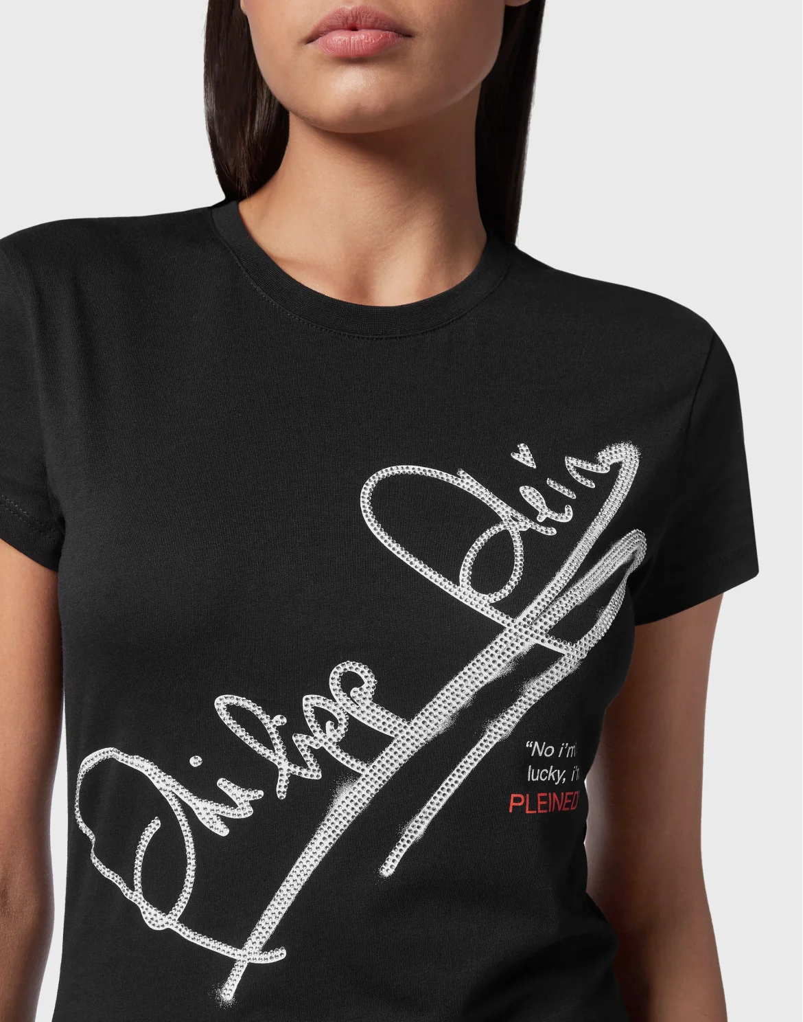 T-shirt Round Neck SS Signature, цвет: Черный