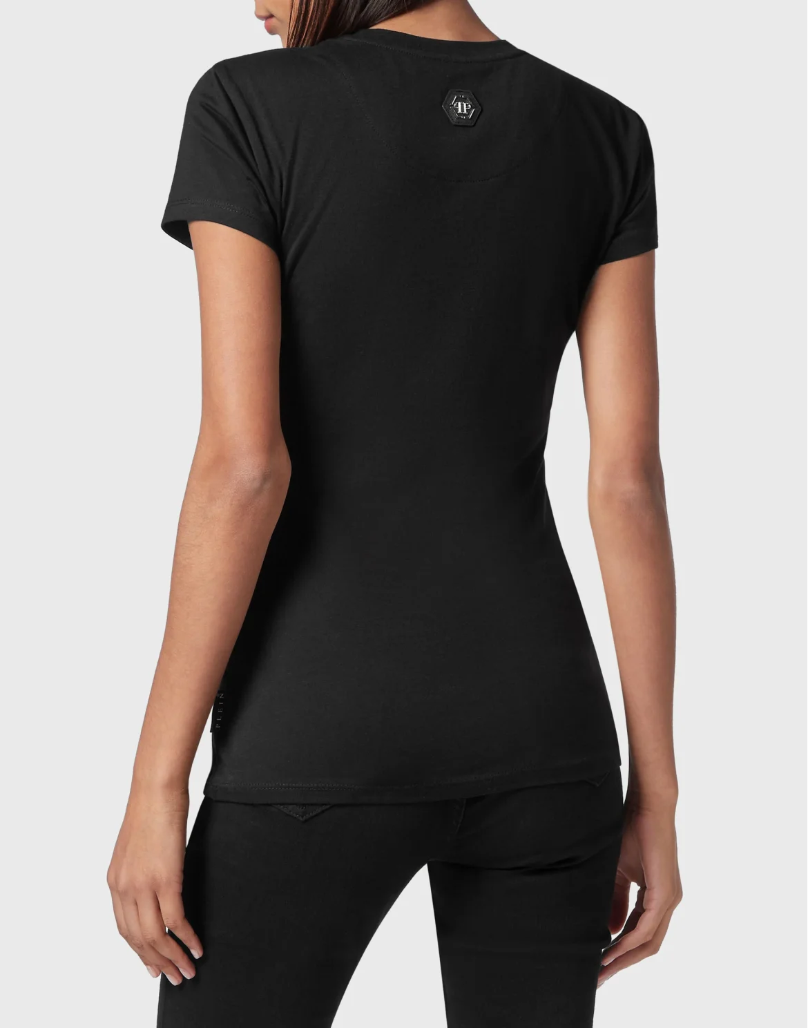 T-shirt Round Neck SS Signature, цвет: Черный