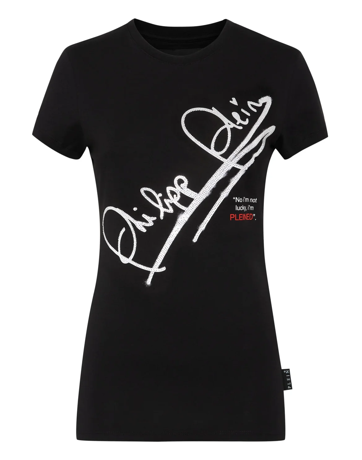 T-shirt Round Neck SS Signature, цвет: Черный