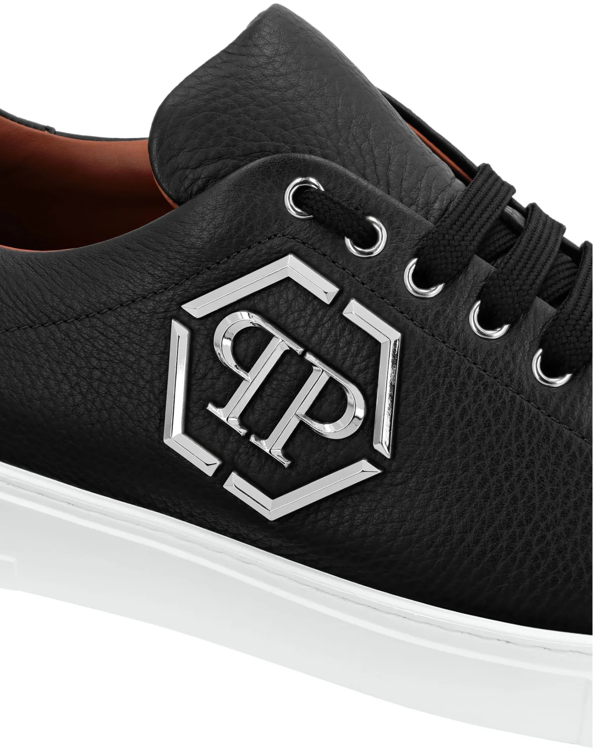 Leather Lo-Top Sneakers Hexagon, цвет: Синий