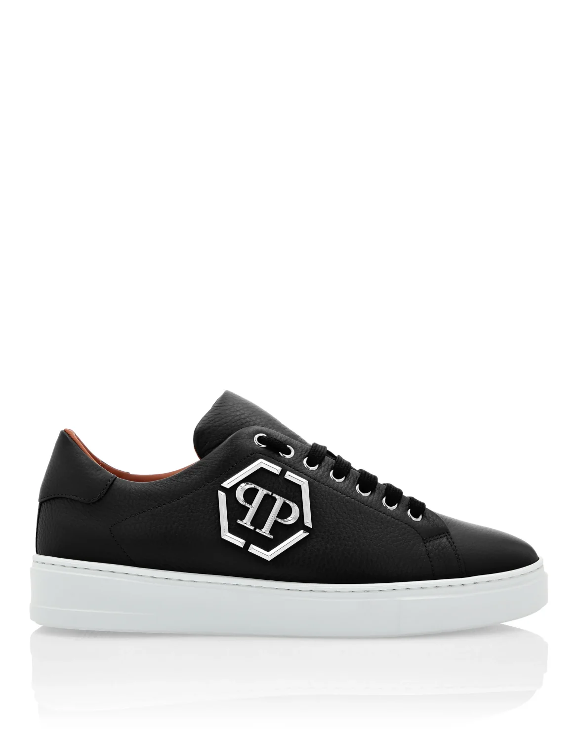 Leather Lo-Top Sneakers Hexagon, цвет: Синий