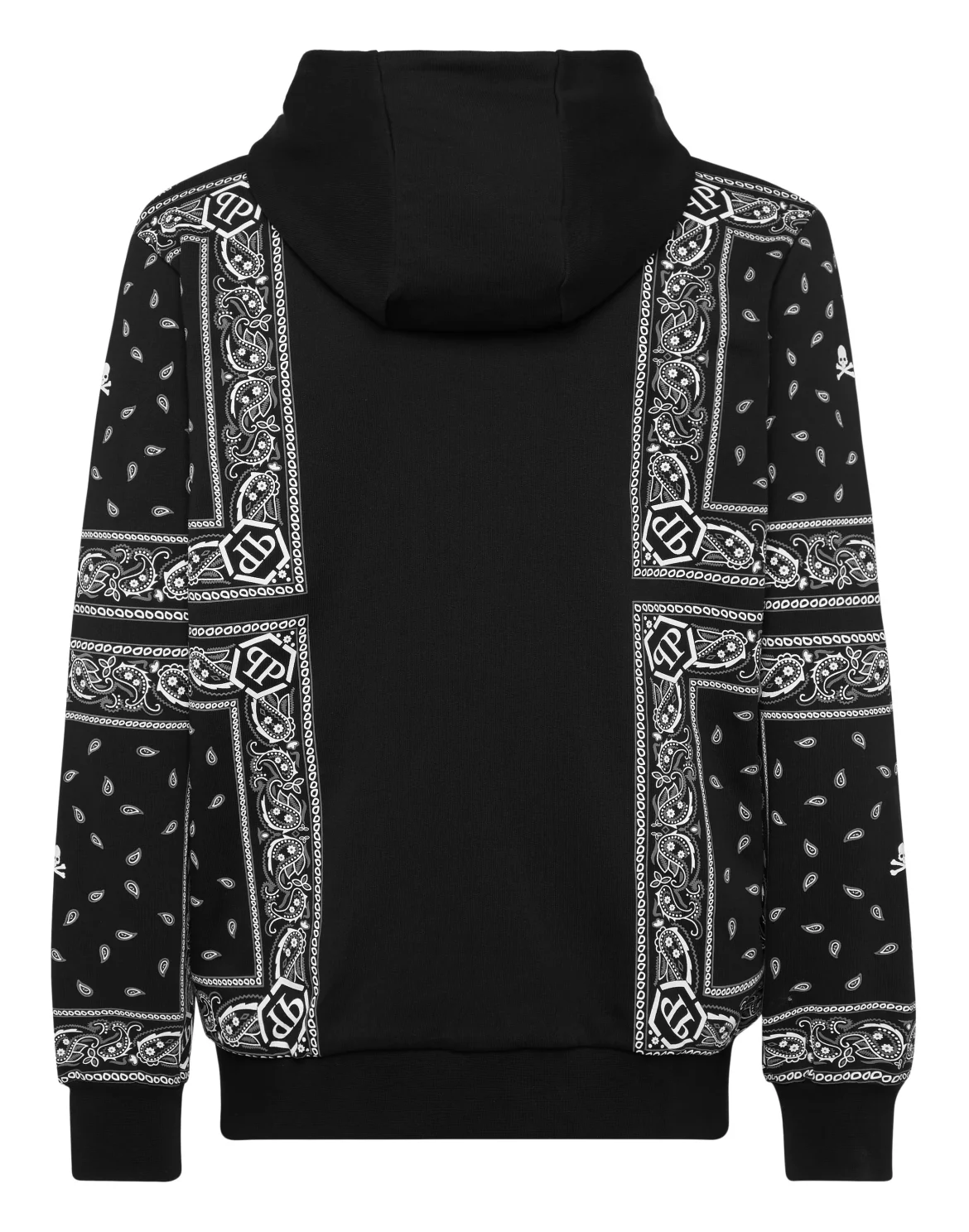 Zip Hoodie Paisley, цвет: Черный