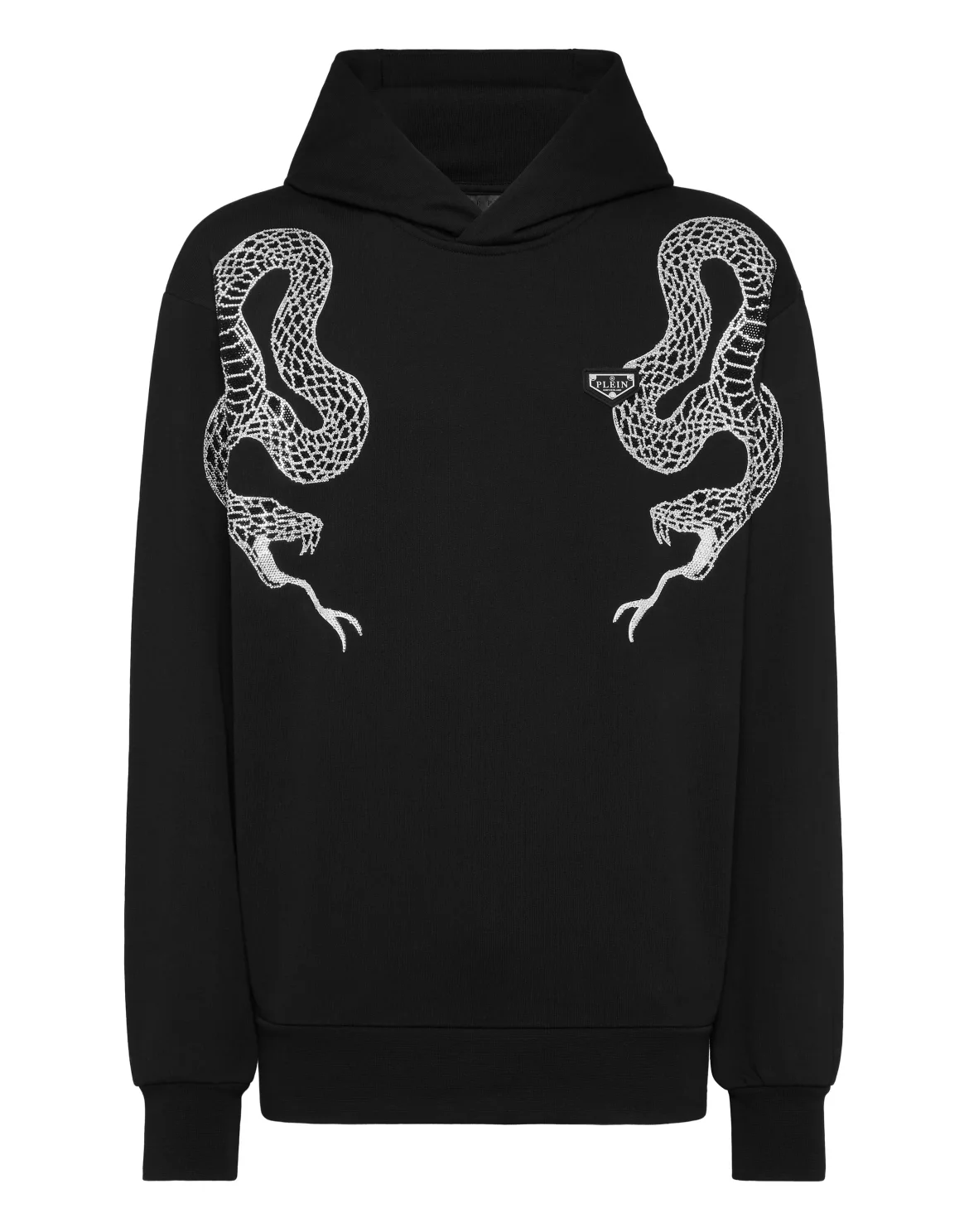 Hoodie Crystal Snake, цвет: Черный