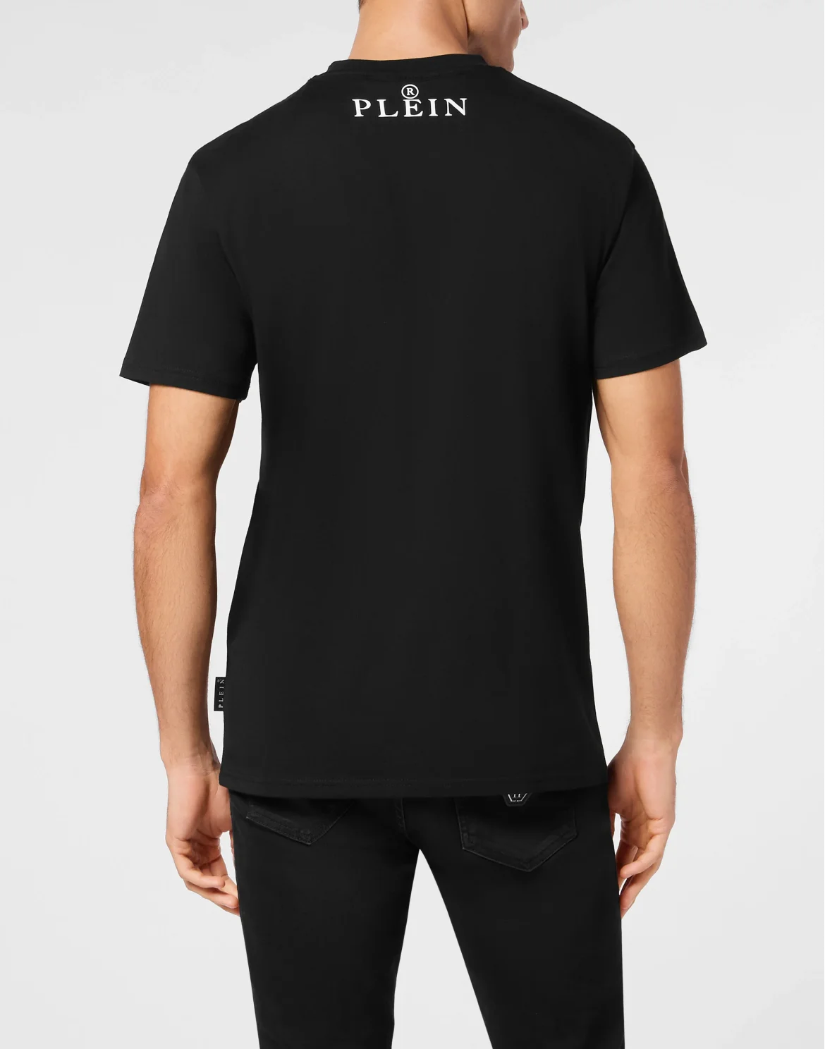 Round Neck T-Shirt Hexagon, цвет: Черный