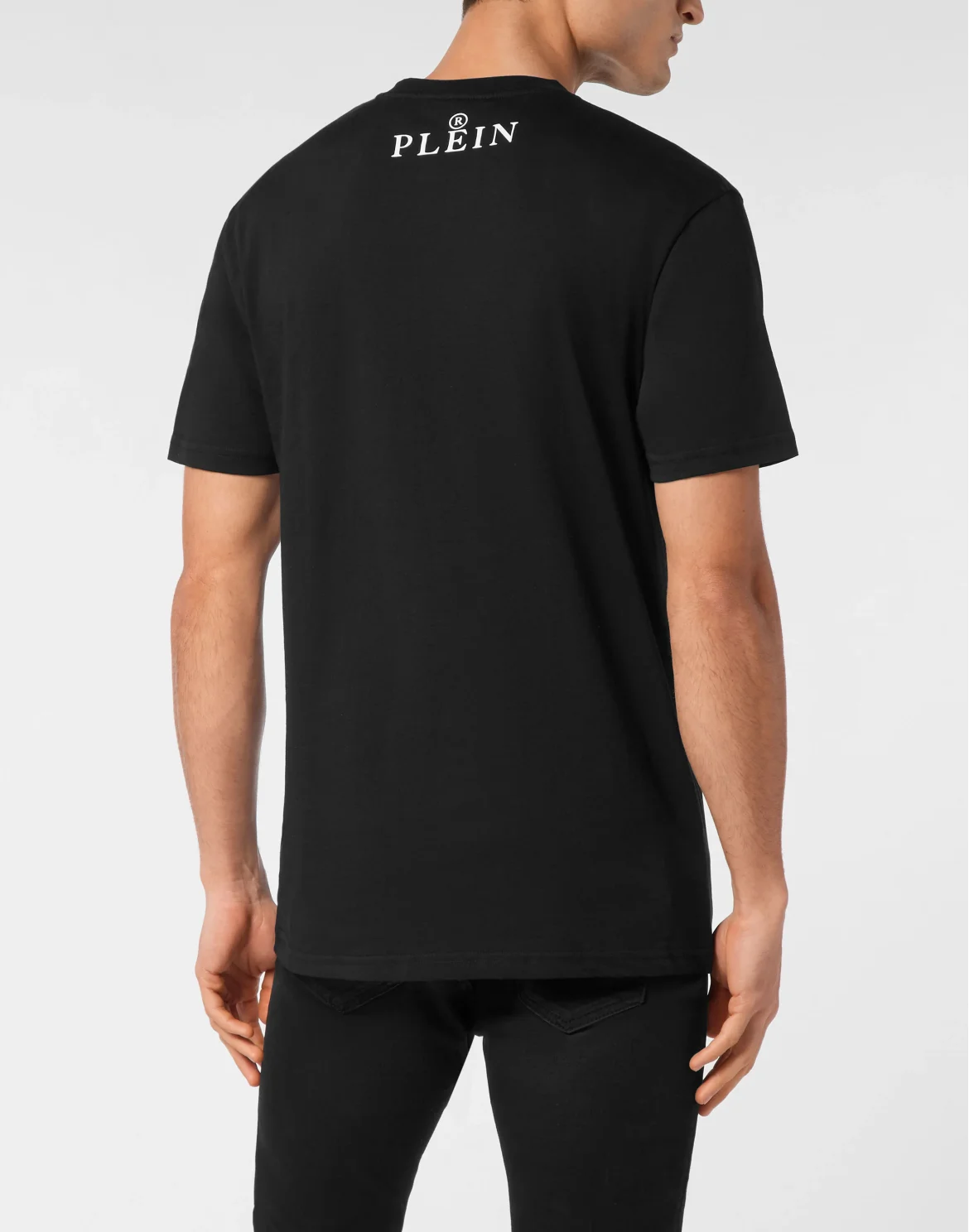 Round Neck T-Shirt Stars & Skull, цвет: Черный