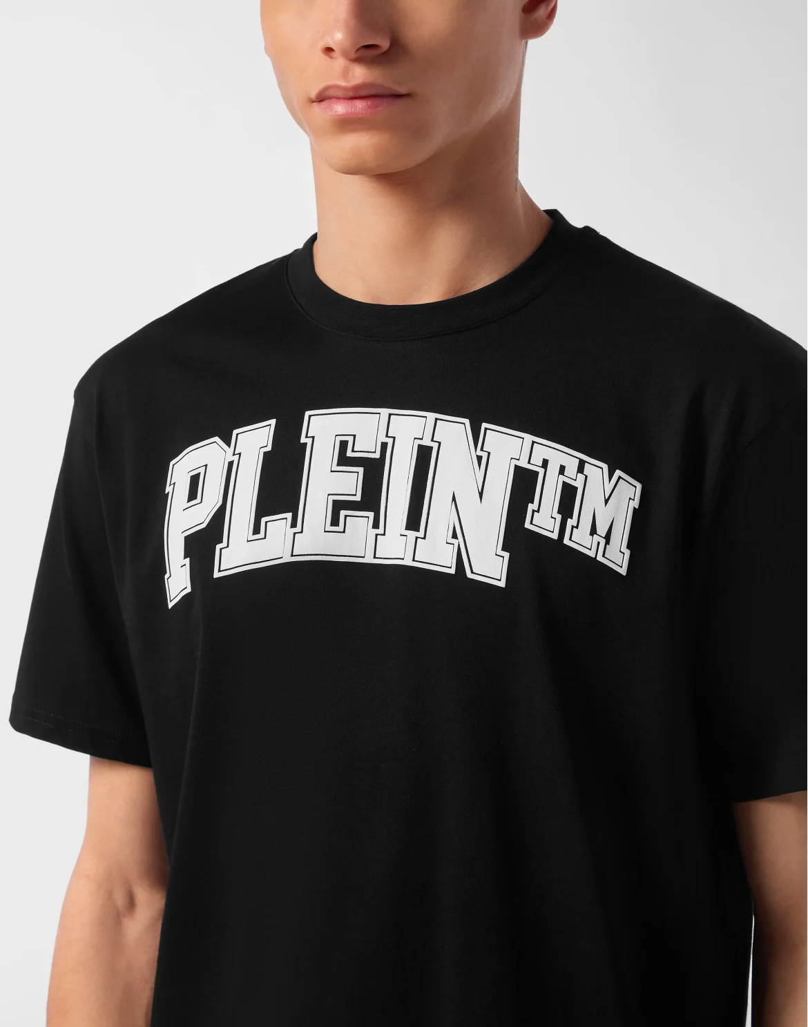 Round Neck T-Shirt College, цвет: Черный