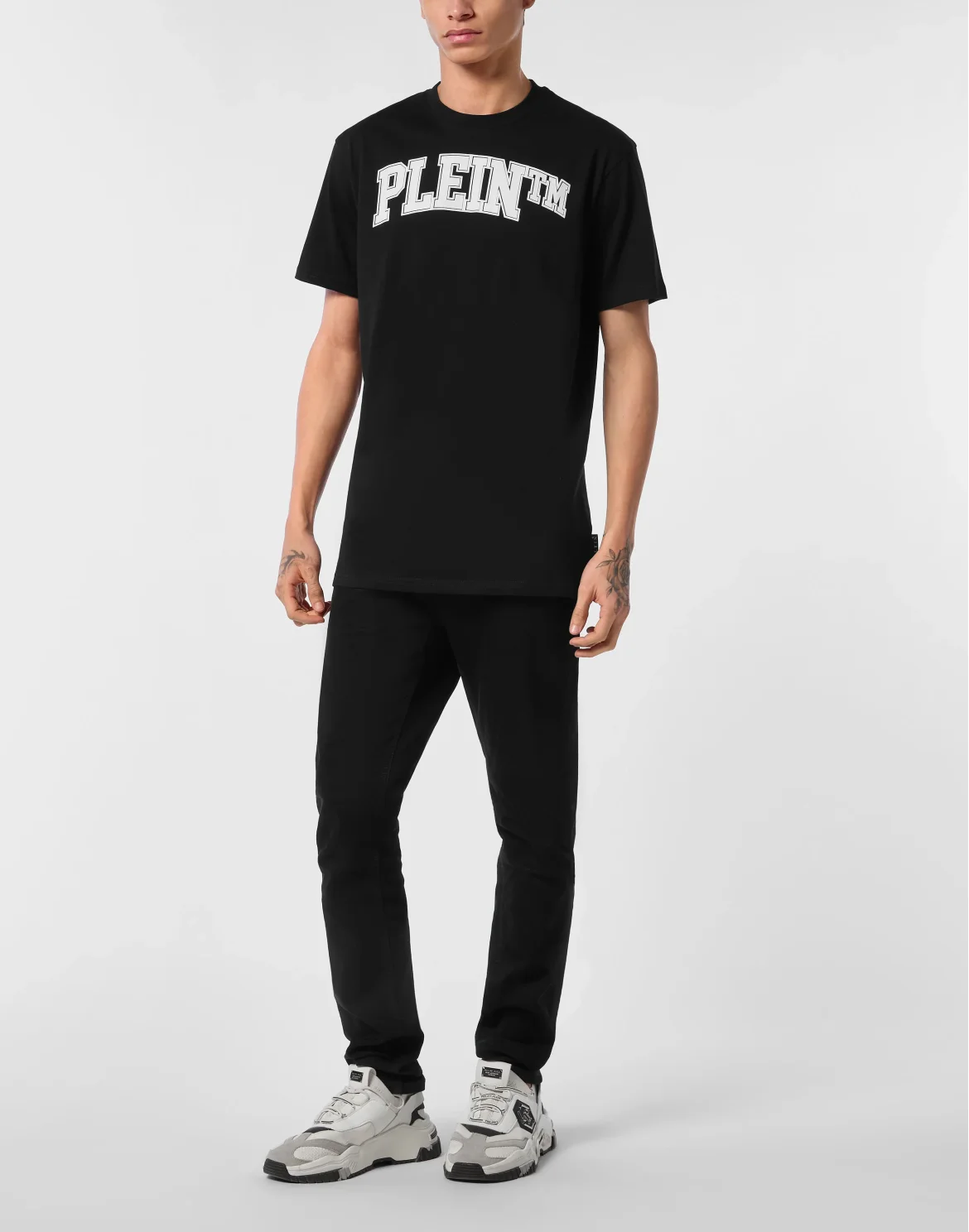 Round Neck T-Shirt College, цвет: Черный