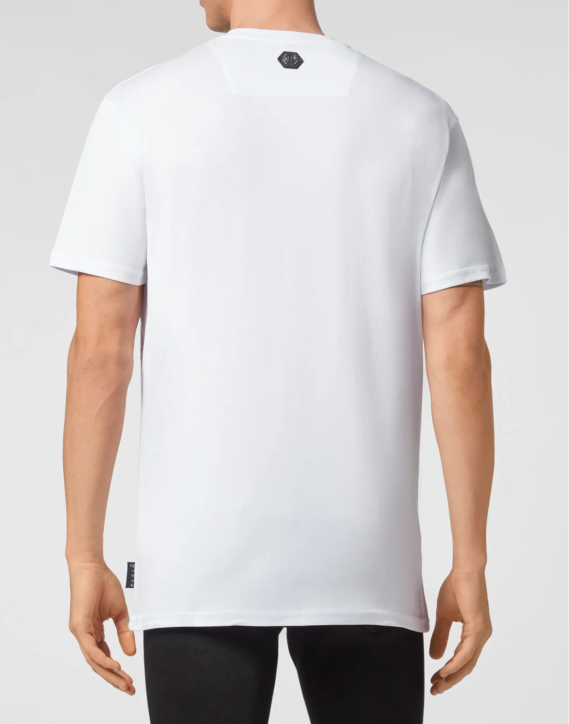 Round Neck T-Shirt Plein, цвет: Белый