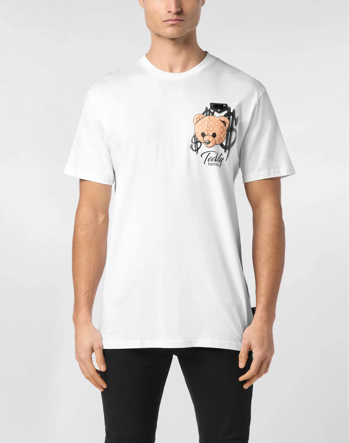 Round Neck T-Shirt Teddy, цвет: Белый