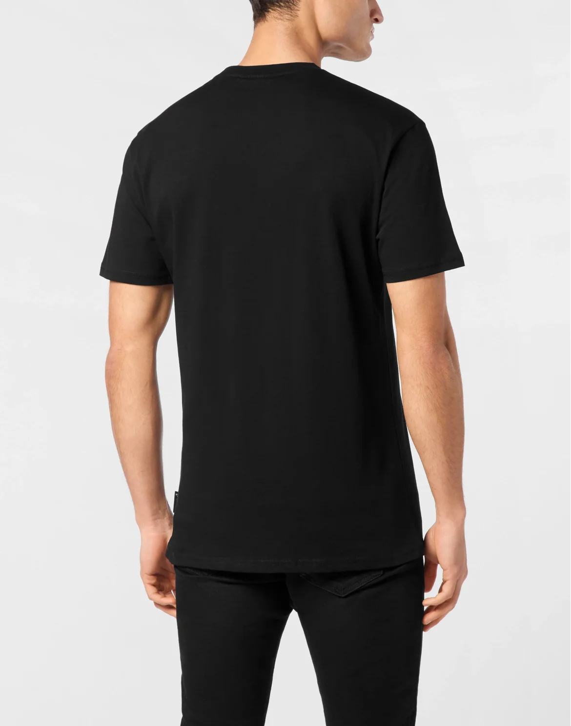 Round Neck T-Shirt Teddy, цвет: Черный
