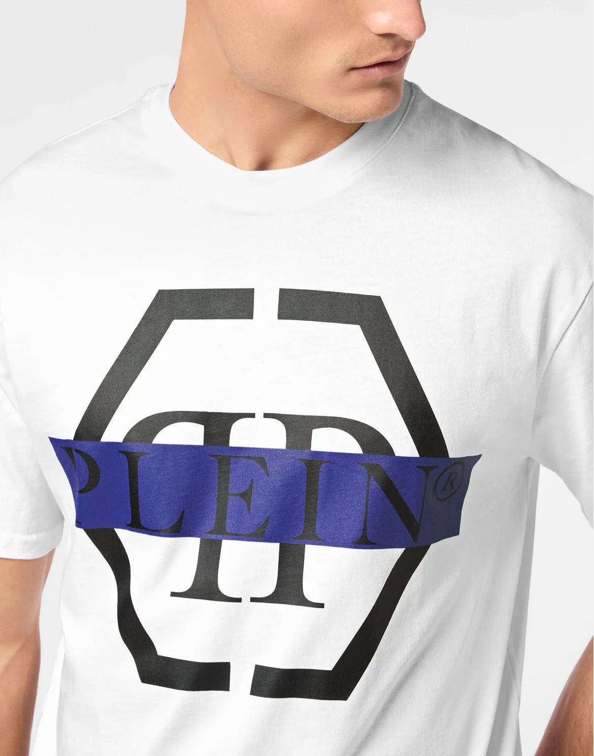 Round Neck T-Shirt PP Tape, цвет: Белый