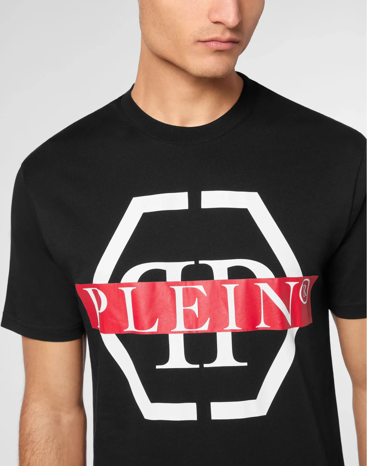 Round Neck T-Shirt PP Tape, цвет: Черный