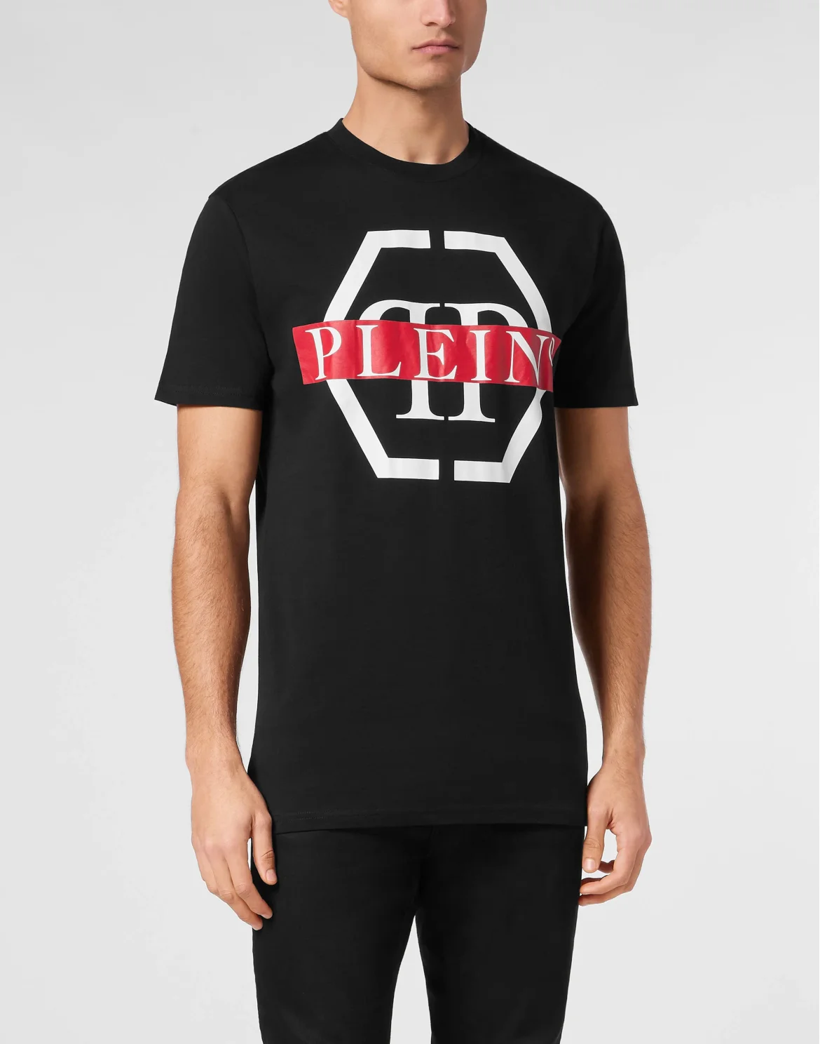 Round Neck T-Shirt PP Tape, цвет: Черный