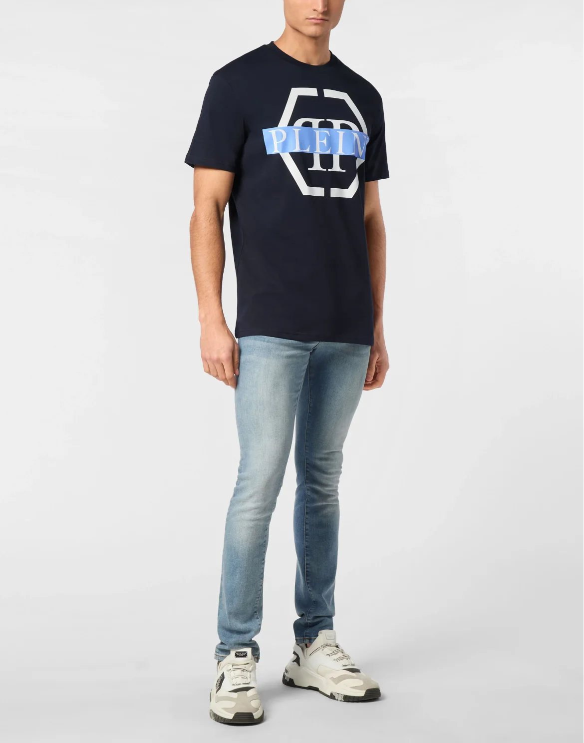 Round Neck T-Shirt PP Tape, цвет: Синий