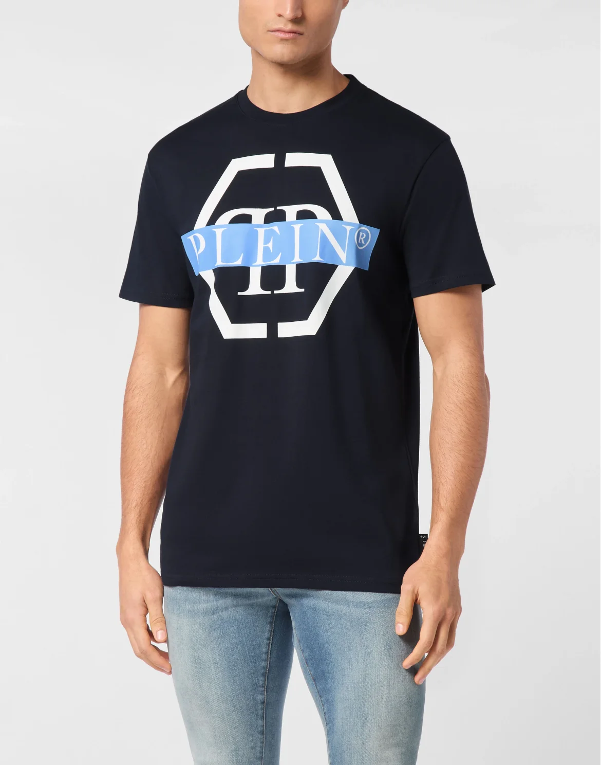 Round Neck T-Shirt PP Tape, цвет: Синий