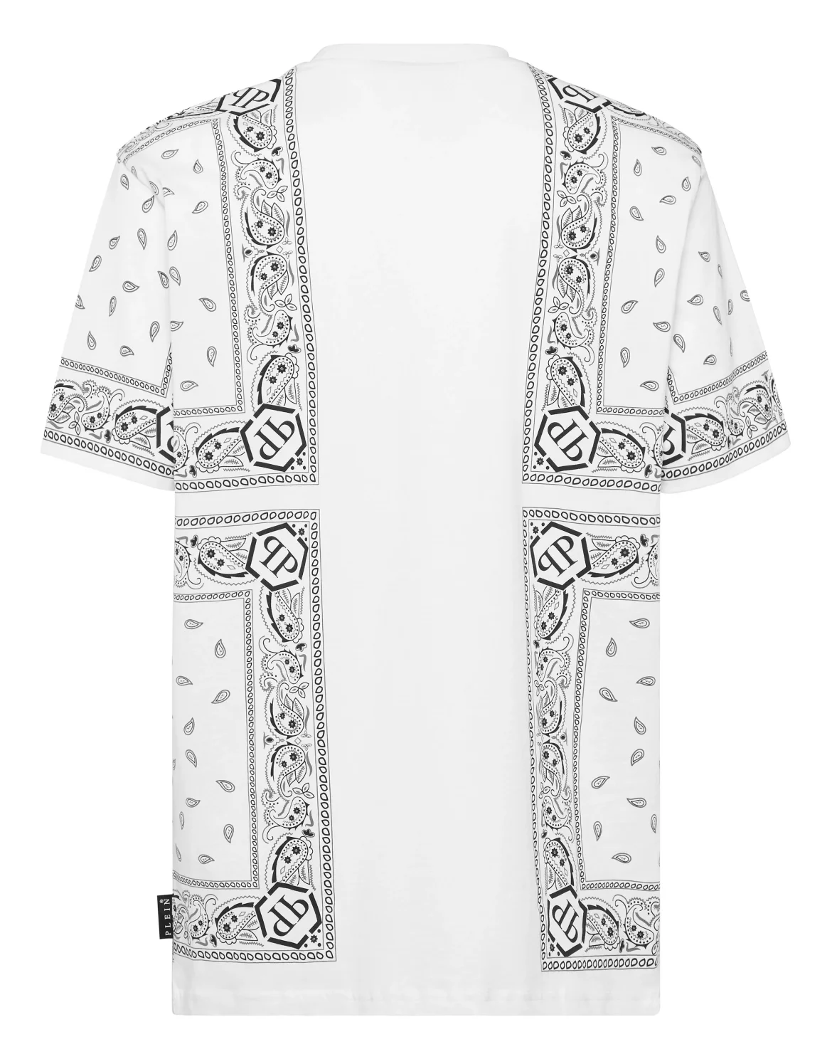Round Neck T-Shirt Paisley, цвет: Белый