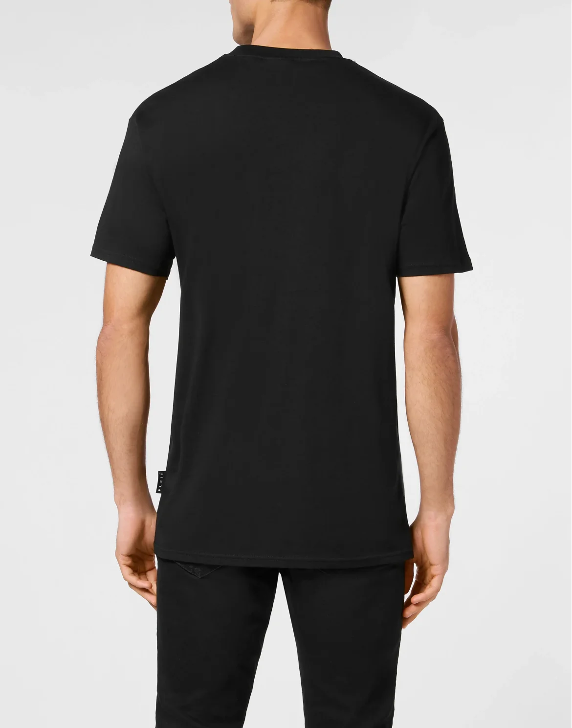Round Neck T-Shirt Snake, цвет: Черный