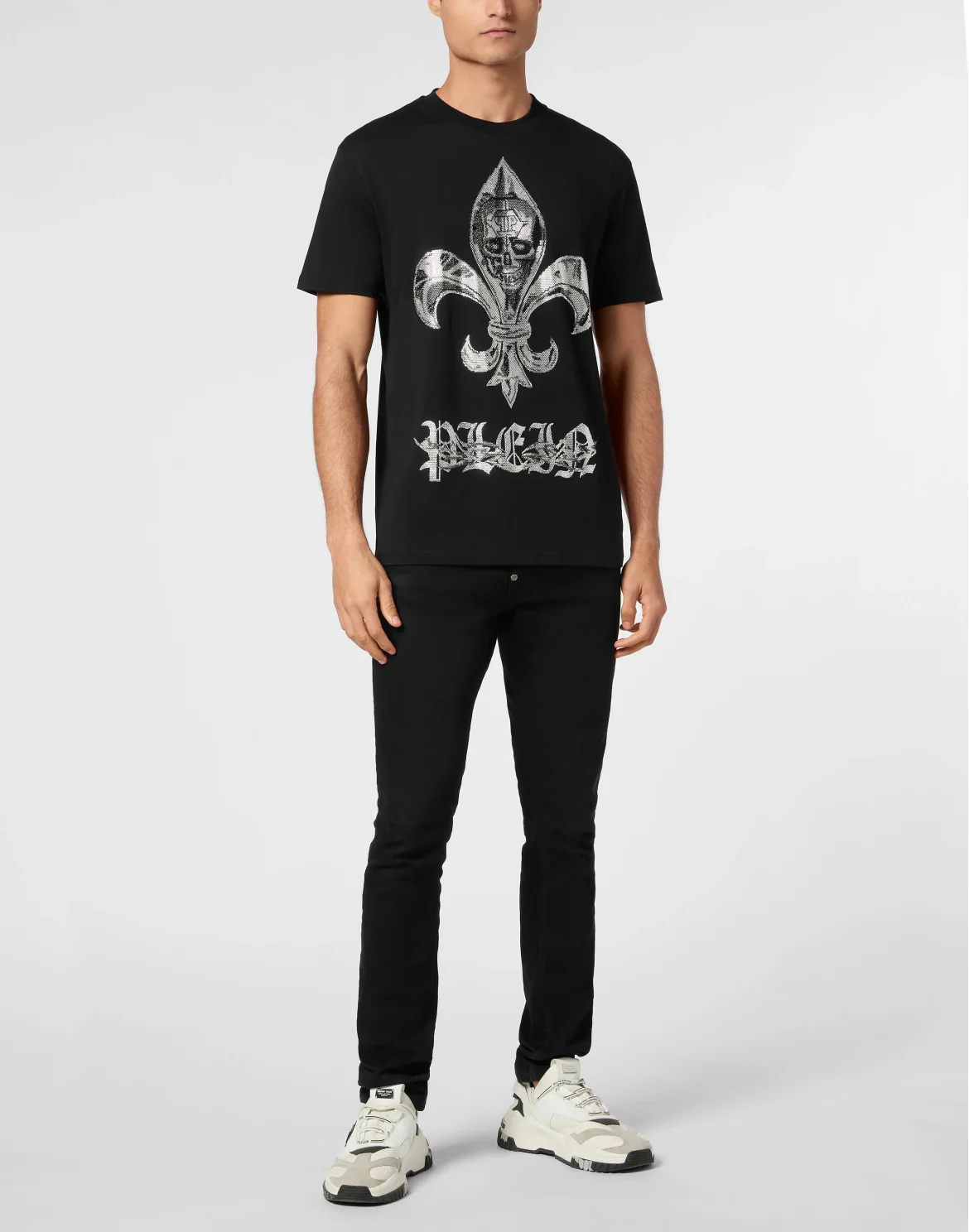 Round Neck T-Shirt Chrome, цвет: Черный
