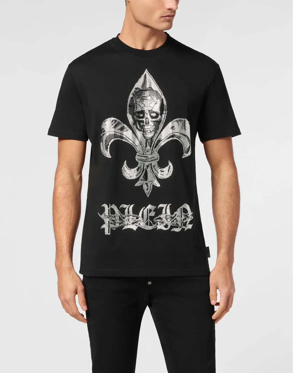 Round Neck T-Shirt Chrome, цвет: Черный