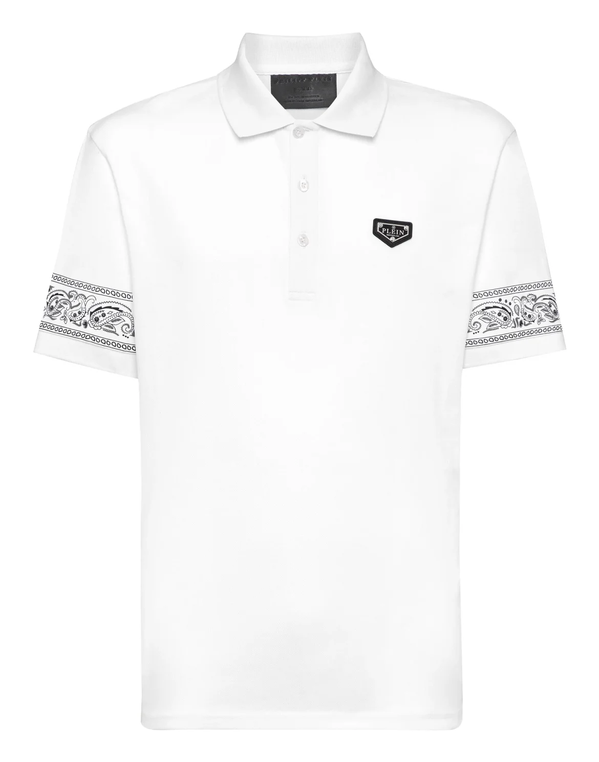 Polo Shirt Paisley Gothic Plein, цвет: Белый