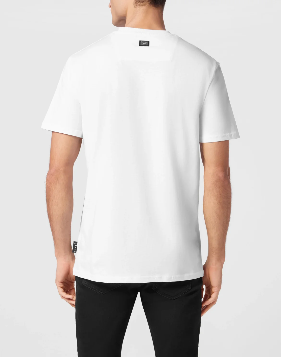 Round Neck T-Shirt Gothic Plein, цвет: Белый