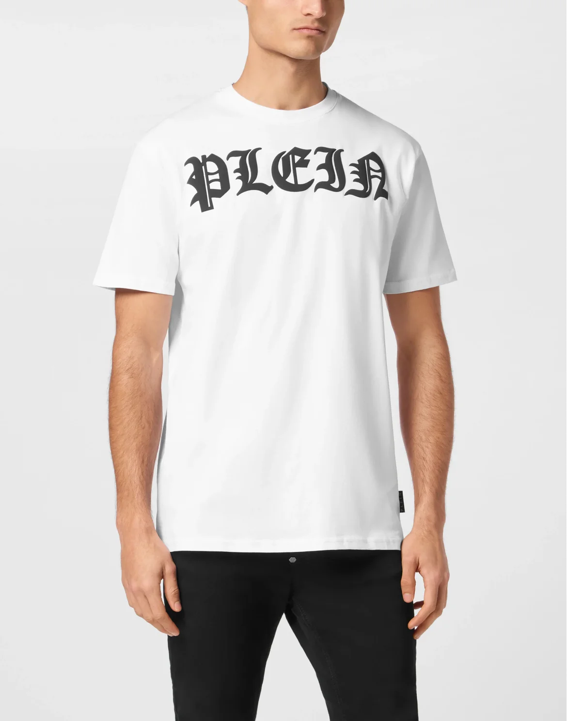 Round Neck T-Shirt Gothic Plein, цвет: Белый