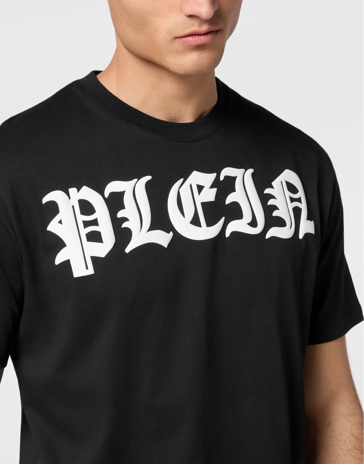 Round Neck T-Shirt Gothic Plein, цвет: Черный