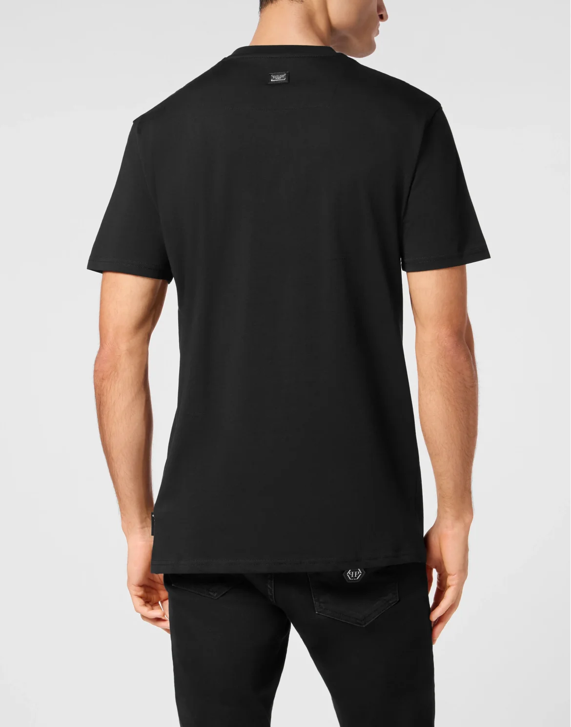 Round Neck T-Shirt Gothic Plein, цвет: Черный
