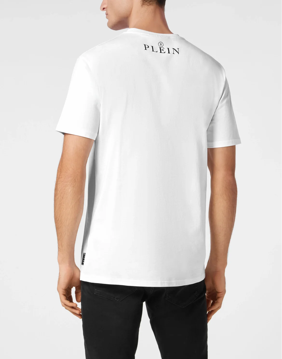 V-Neck T-Shirt Logo Skull, цвет: Белый
