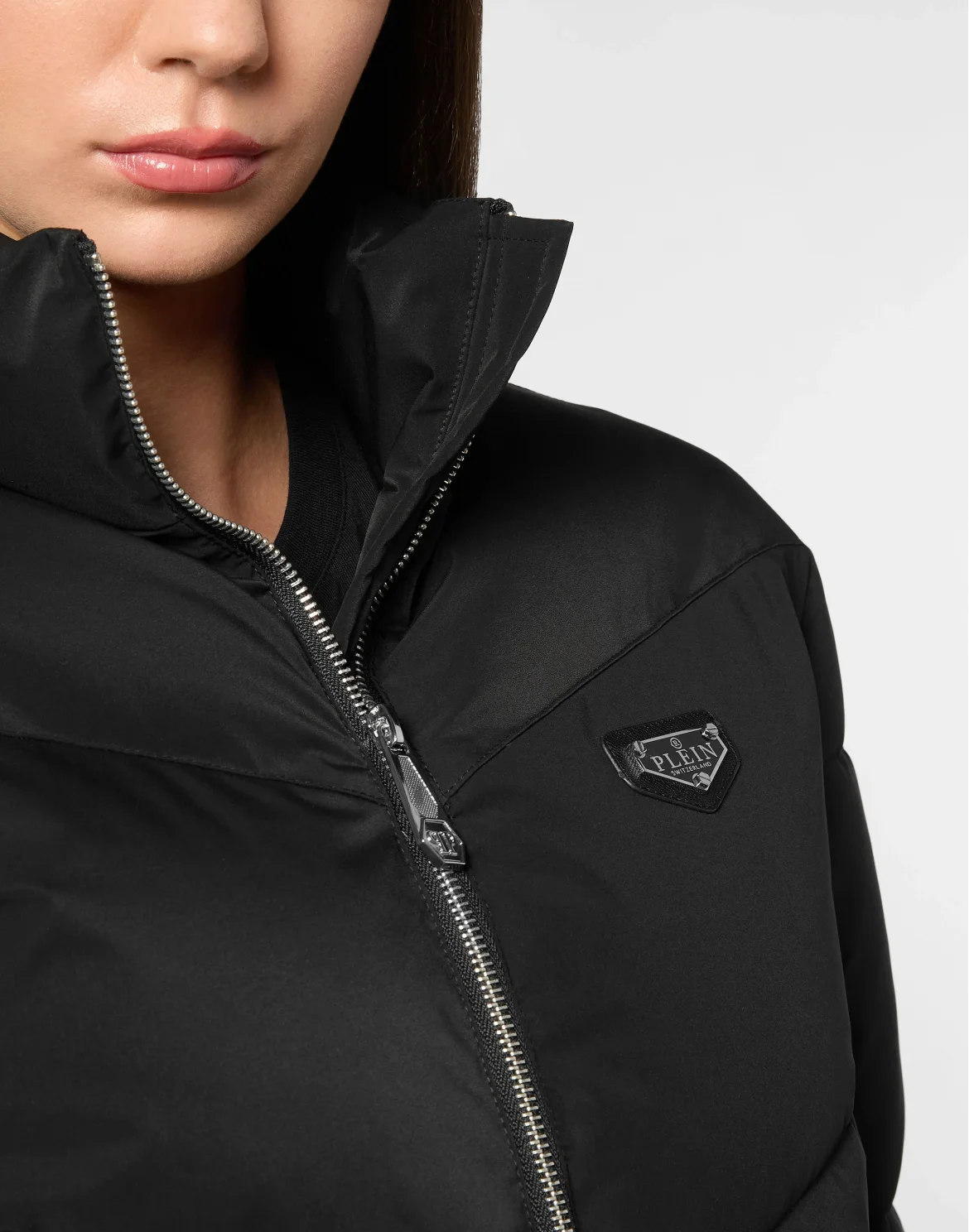 Nylon Puffer Jacket, цвет: Черный