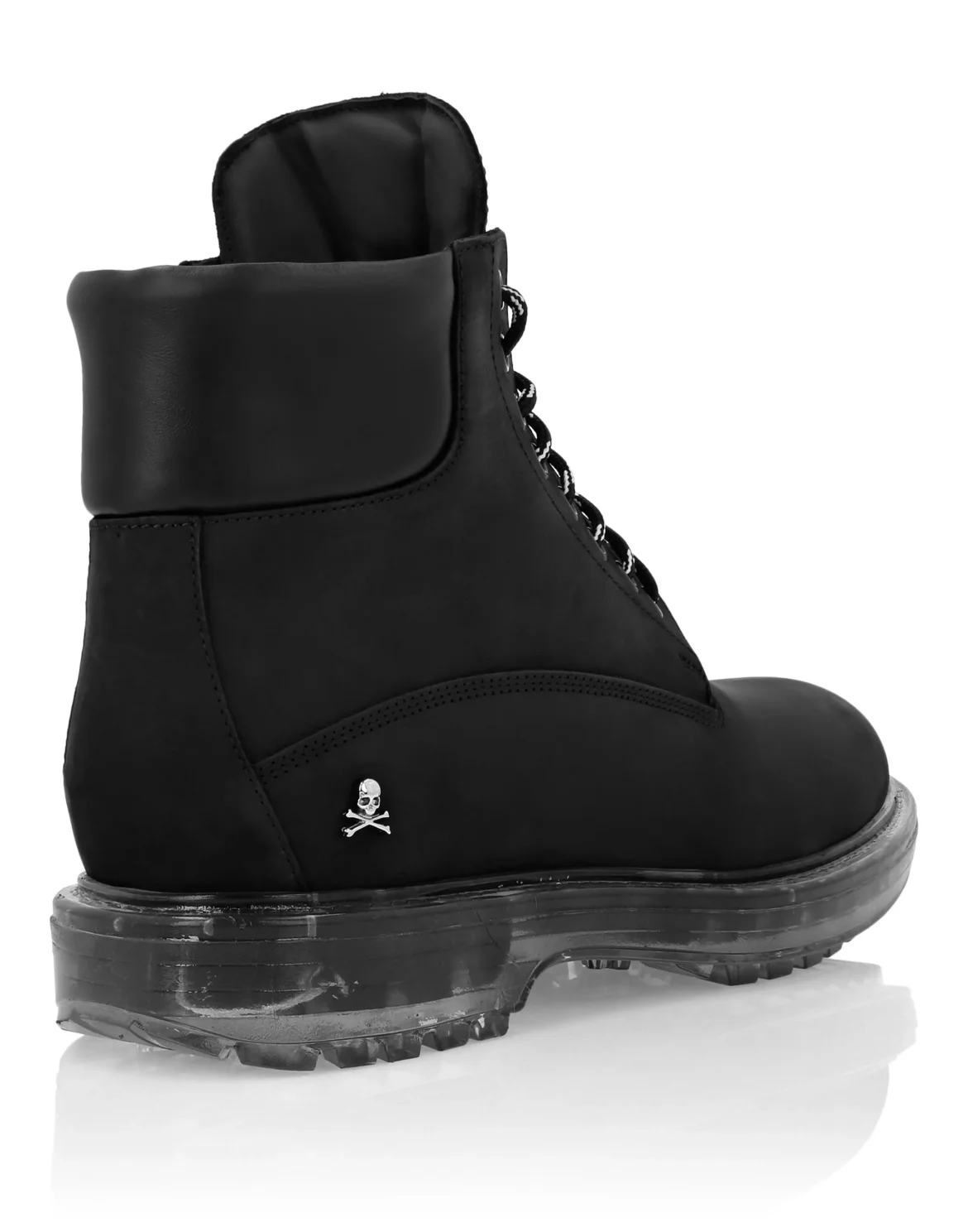 Nabuk Hiking Low Flat Boots The Hunter, цвет: Черный