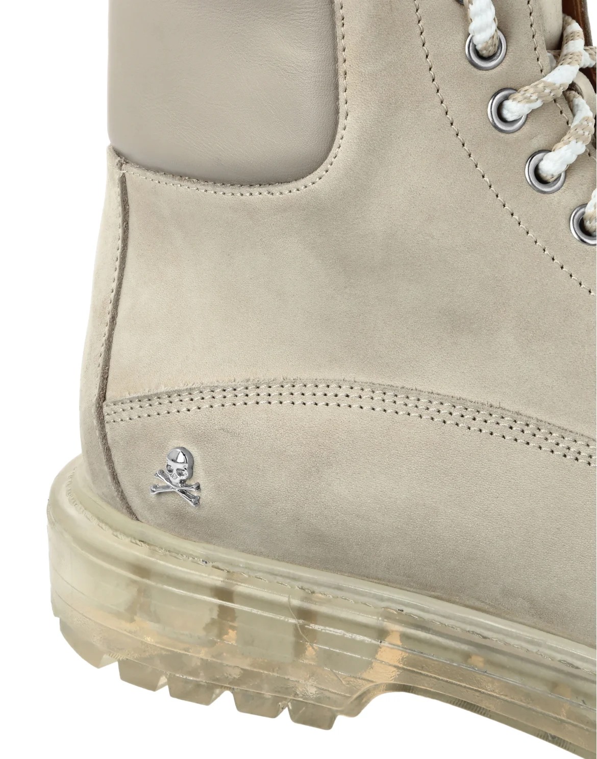 Nabuk Hiking Low Flat Boots The Hunter, цвет: Бежевый