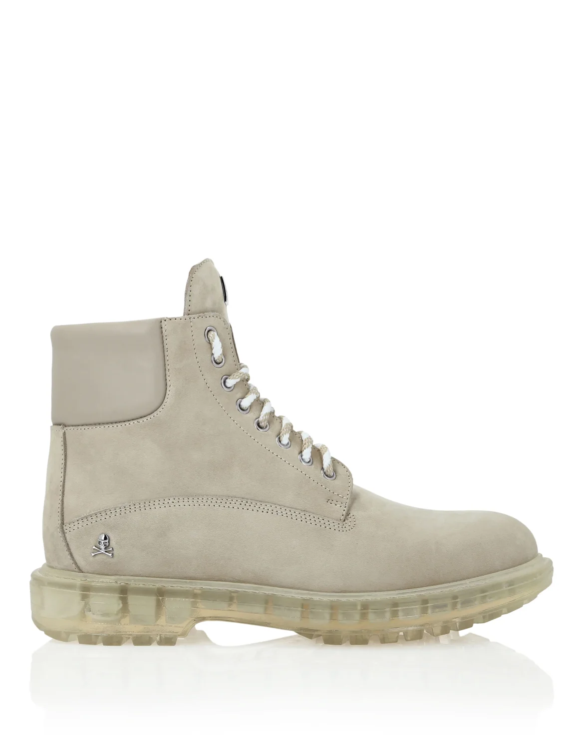 Nabuk Hiking Low Flat Boots The Hunter, цвет: Бежевый