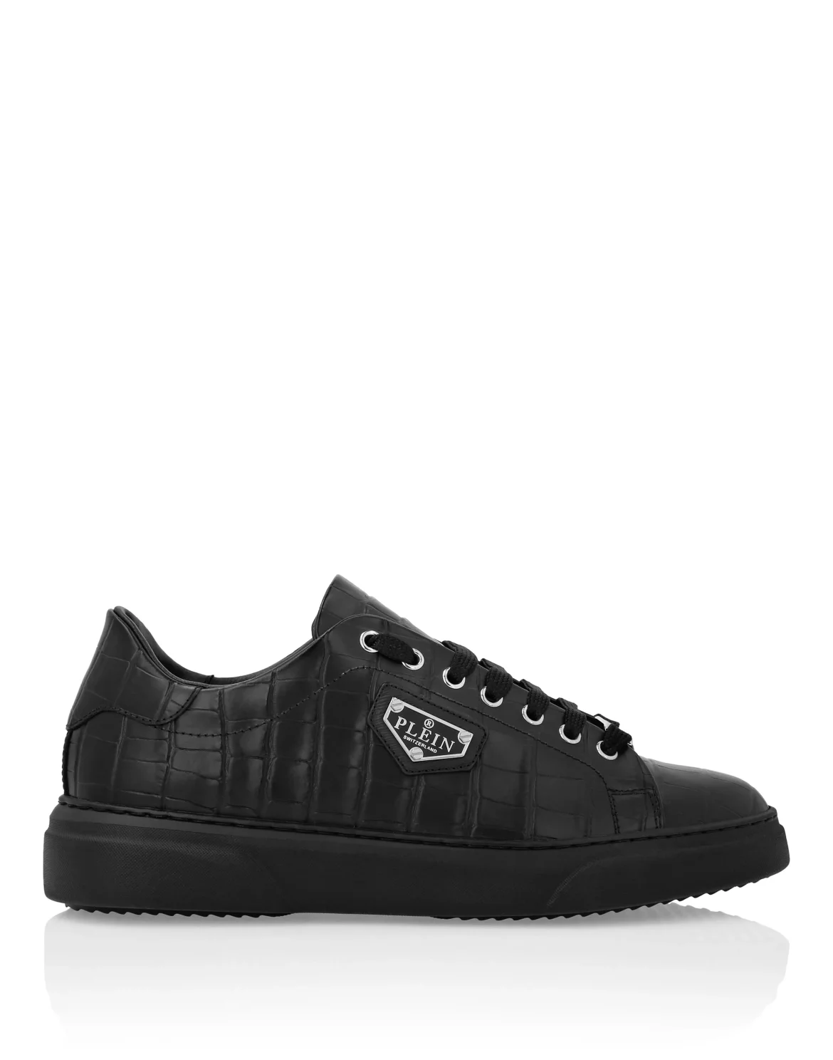 Crocco Lo-Top Sneakers Iconic Plein, цвет: Черный