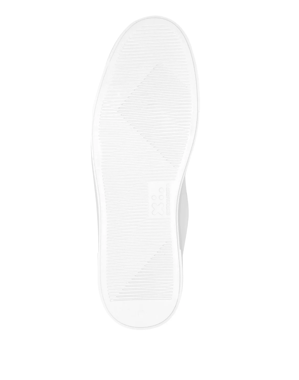 Nappa Leather Lo-Top Sneakers Triangle Plein, цвет: Белый