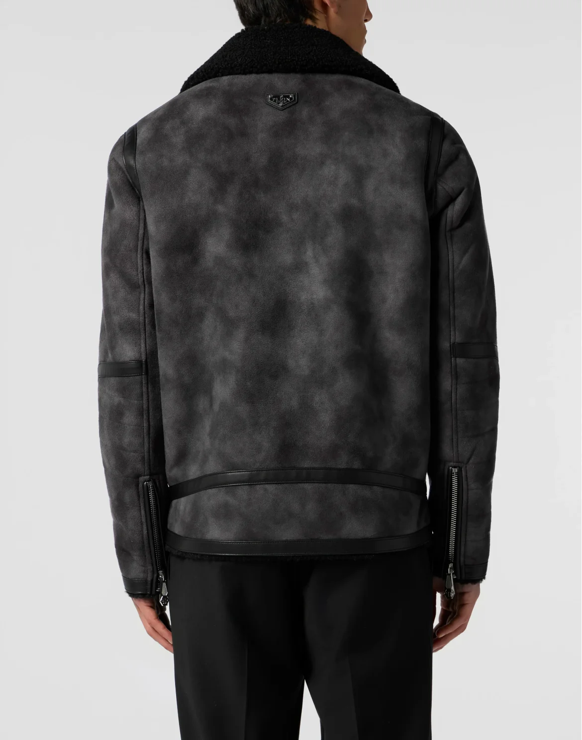 Eco Shearling Jacket, цвет: Черный