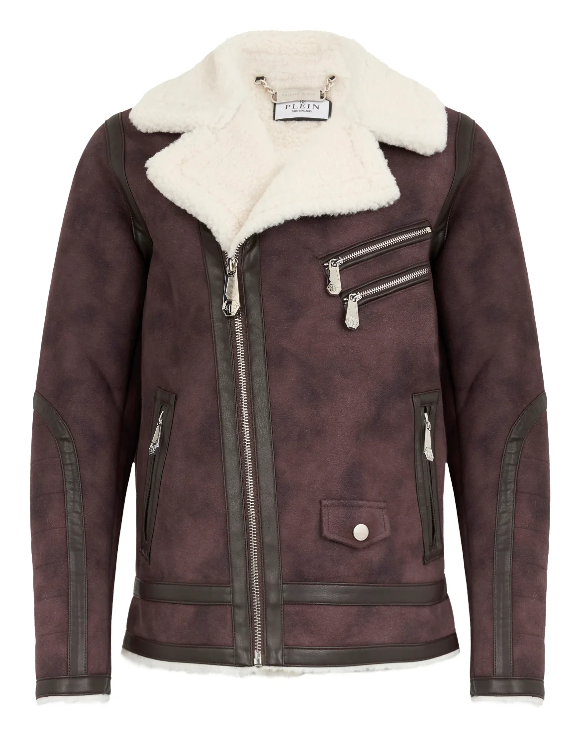 Eco Shearling Jacket, цвет: Коричневый