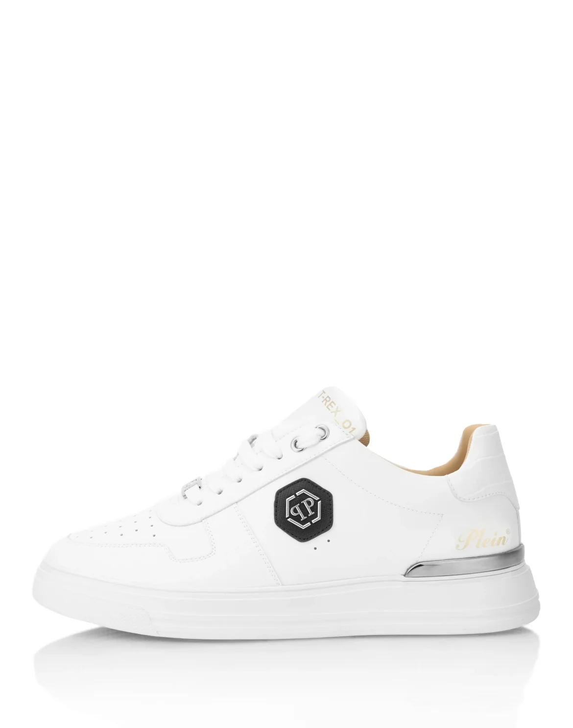 Sneakers T-REX_01 Nappa and Cocco, цвет: Белый